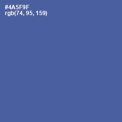 #4A5F9F - Victoria Color Image