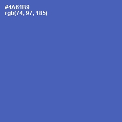 #4A61B9 - San Marino Color Image