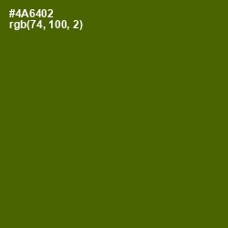 #4A6402 - Green Leaf Color Image