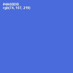 #4A6BDB - Indigo Color Image