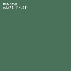 #4A725B - Finlandia Color Image