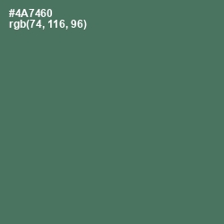 #4A7460 - Como Color Image