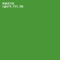 #4A9738 - Apple Color Image