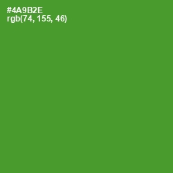 #4A9B2E - Apple Color Image