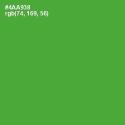 #4AA938 - Apple Color Image