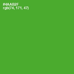 #4AAB2F - Apple Color Image