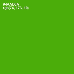 #4AAD0A - Christi Color Image