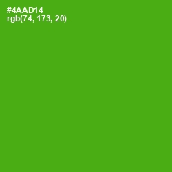 #4AAD14 - Christi Color Image