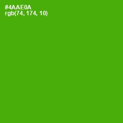 #4AAE0A - Christi Color Image