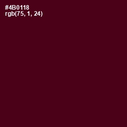 #4B0118 - Cab Sav Color Image