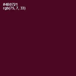 #4B0721 - Barossa Color Image