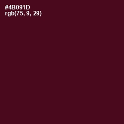 #4B091D - Cab Sav Color Image