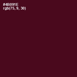 #4B091E - Cab Sav Color Image