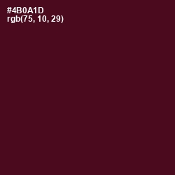 #4B0A1D - Cab Sav Color Image