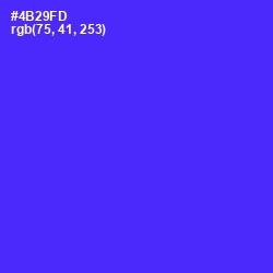 #4B29FD - Purple Heart Color Image
