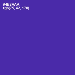 #4B2AAA - Daisy Bush Color Image
