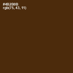 #4B2B0B - Bracken Color Image