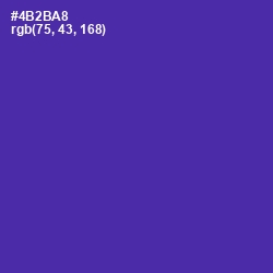 #4B2BA8 - Daisy Bush Color Image
