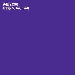#4B2C90 - Daisy Bush Color Image