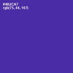 #4B2CA7 - Daisy Bush Color Image