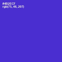 #4B2ECF - Purple Heart Color Image