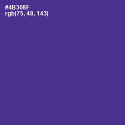 #4B308F - Gigas Color Image