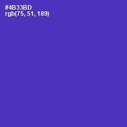 #4B33BD - Daisy Bush Color Image