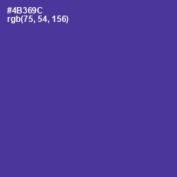 #4B369C - Gigas Color Image