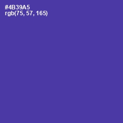 #4B39A5 - Gigas Color Image