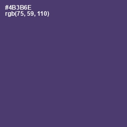 #4B3B6E - Bossanova Color Image