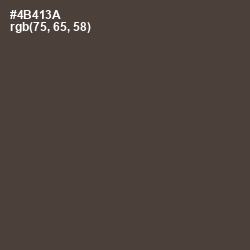 #4B413A - Kelp Color Image