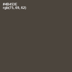 #4B453E - Kelp Color Image