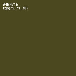 #4B471E - Bronzetone Color Image