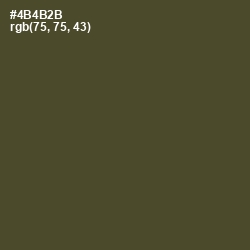 #4B4B2B - Woodland Color Image