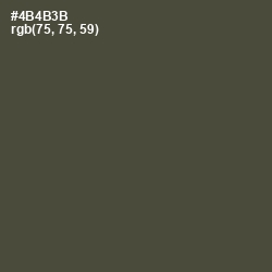 #4B4B3B - Kelp Color Image