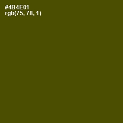 #4B4E01 - Bronze Olive Color Image