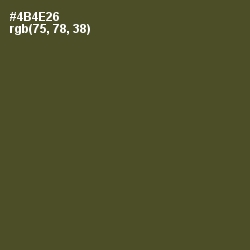 #4B4E26 - Woodland Color Image