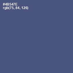 #4B547E - East Bay Color Image