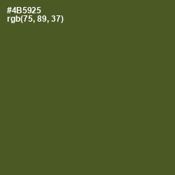 #4B5925 - Woodland Color Image