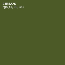 #4B5A26 - Woodland Color Image