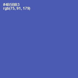 #4B5BB3 - San Marino Color Image