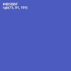 #4B5BBF - San Marino Color Image