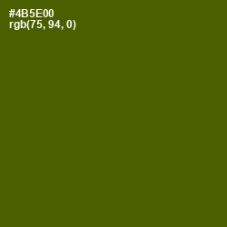 #4B5E00 - Verdun Green Color Image