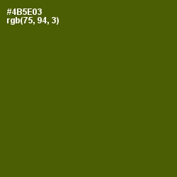 #4B5E03 - Verdun Green Color Image