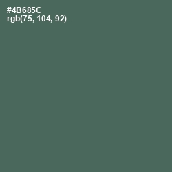 #4B685C - Finlandia Color Image