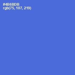 #4B6BDB - Indigo Color Image