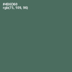 #4B6D60 - Como Color Image