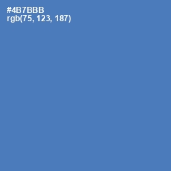 #4B7BBB - San Marino Color Image