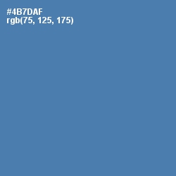 #4B7DAF - San Marino Color Image