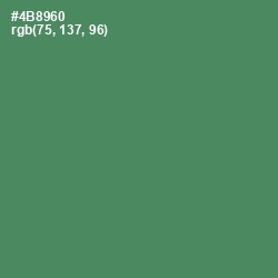 #4B8960 - Viridian Color Image